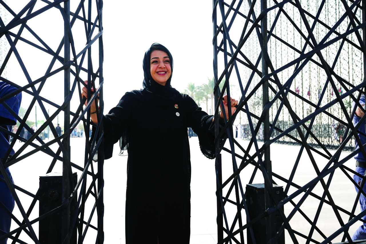 الصورة : ريم الهاشمي في افتتاح رمزي لبوابة الاستدامة في اليوم الأخير من الحدث العالمي | البيان
