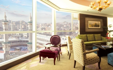 الصورة: الصورة: أغلى غرفة فندق بالعالم في مكة المكرمة.. وهذا سعرها