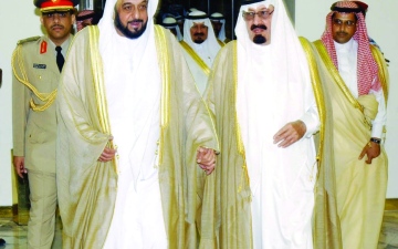 الصورة: الصورة: مسؤولون سعوديون: خليفة بن زايد..مواقف مشهودة عربياً ودولياً تجسّد الحكمة والحزم