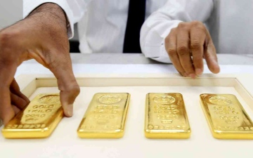 الصورة: الصورة: الذهب يرتفع مع تراجع الدولار