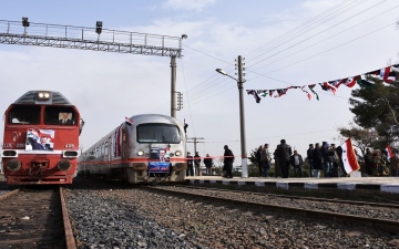 الصورة: الصورة: مباحثات أردنية سورية لإعادة تشغيل الخط الحديدي الحجازي