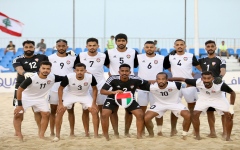 الصورة: الصورة: منتخب الإمارات بطلاً لكأس غرب آسيا للكرة الشاطئية