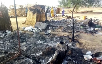 الصورة: الصورة: مقتل 30 مدنياً في هجوم إرهابي في شمال شرق نيجيريا