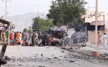 الصورة: الصورة: مقتل 12 شخصاً بأربعة تفجيرات في أفغانستان