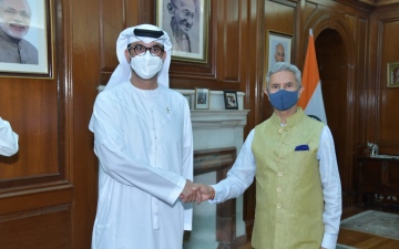 الصورة: الصورة: الإمارات والهند تتفقان على تعزيز علاقاتهما الثنائية في عدة مجالات