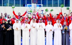 الصورة: الصورة: بعثة الإمارات ترفع رصيدها إلى 39 ميدالية في دورة الألعاب الخليجية بالكويت