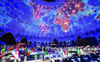 الصورة: الصورة: حفل افتتاح إكسبو دبي يحصد 29 من جوائز «تيلي» العالمية