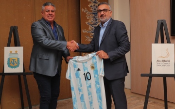 الصورة: الصورة: أبوظبي تستضيف معسكر منتخب الأرجنتين استعداداً لكأس العالم 2022