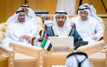 الصورة: الصورة: عبد الله بن زايد يشارك في اجتماع المجلس الوزاري لمجلس التعاون الخليجي بالرياض