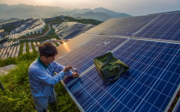 الصورة: الصورة: الصين تخطط لإنتاج 3.3 تريليون كيلووات من الطاقة النظيفة سنويا بحلول 2025