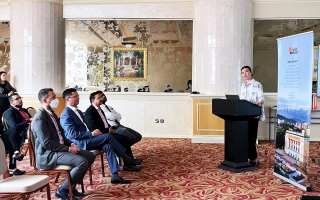 الصورة: الصورة: مؤتمر في الشارقة للتعريف بالإمكانات السياحية في كازاخستان