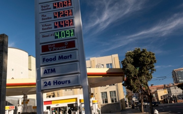 الصورة: الصورة: ارتفاع أسعار البنزين في أمريكا لمستويات غير مسبوقة