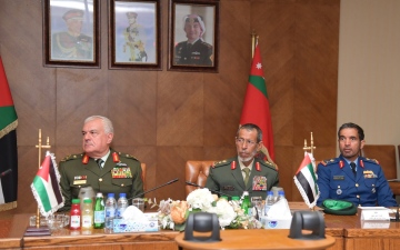 الصورة: الصورة: الرميثي يزور الأردن ويبحث علاقات التعاون العسكري بين البلدين