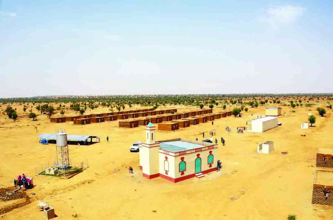 الصورة : قرية النور في النيجر | من المصدر