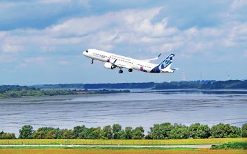 الصورة: الصورة: انطلاق أولى رحلات «إيرباص A321XLR»
