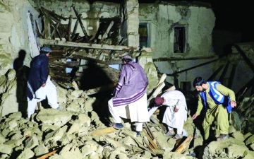 الصورة: الصورة: الإمارات تتضامن مع الشعب الأفغاني وتعزي في ضحايا الزلزال