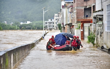 الصورة: الصورة: موجة حر وفيضانات غير مسبوقة تضرب الصين