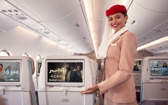 الصورة: الصورة: طيران الإمارات تقدم محتوىً متميزاً من "شاهد" حصرياً على نظام الترفيه الجوي