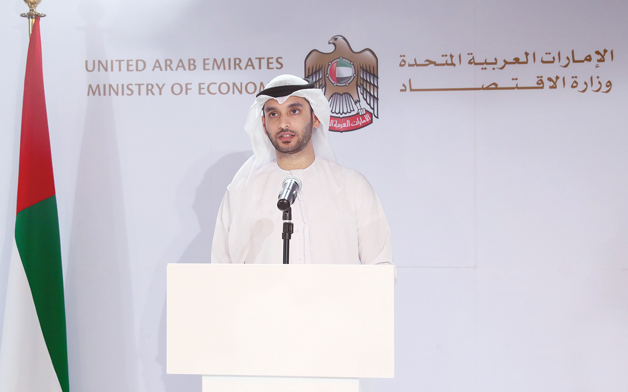 الصورة : عبد العزيز النعيمي، وكيل وزارة الاقتصاد المساعد لقطاع تنظيم الشؤون التجارية