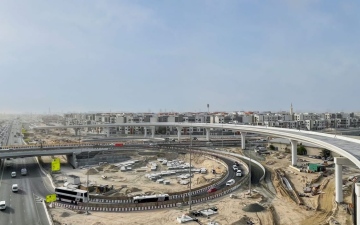 الصورة: الصورة: طرق دبي تنجز 75% من مشروع تطوير محور الشيخ راشد بن سعيد