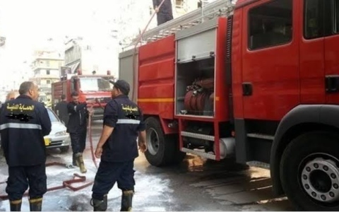 الصورة: الصورة: الحادث الثالث في أسبوع.. السيطرة على حريق بكنيسة في الجيزة