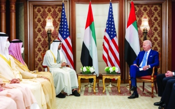 الصورة: الصورة: لورنس كورب لـ«البيان »: العلاقات الأمريكية- الإماراتية ماضية في مسار إيجابي