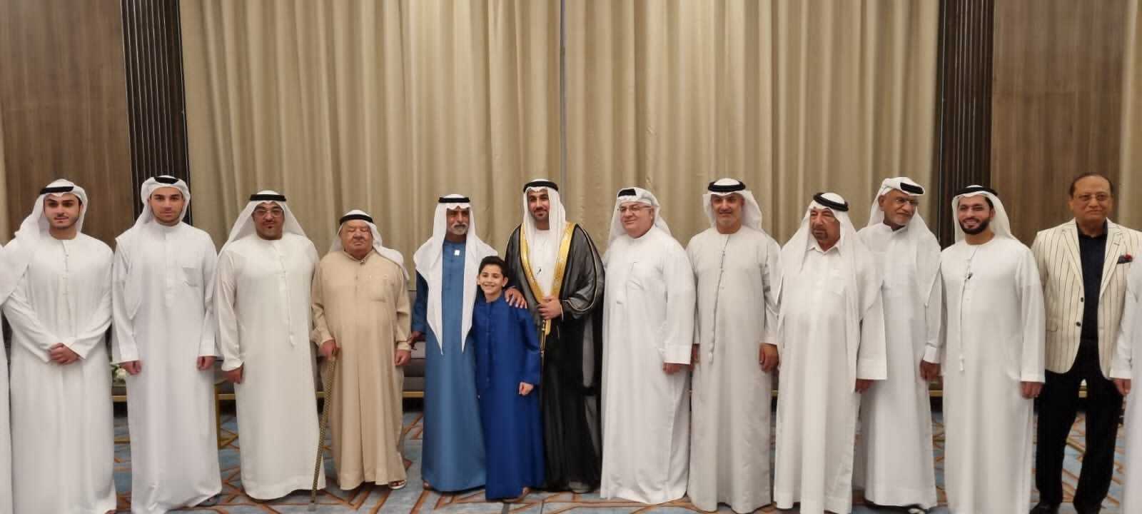 نهيان بن مبارك يحضر حفل زواج نجل محمد جعفر الحاج ناصر في دبي