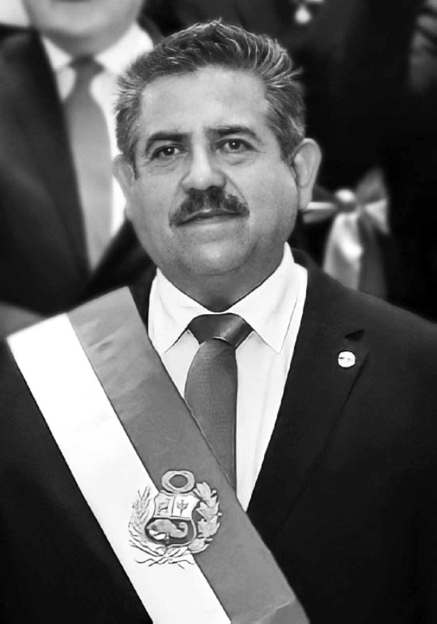 الصورة : 2020 الرئيس المؤقت لبيرو مانويل ميرينو يستقيل بعد احتجاجات واسعة أعقبت عزل الرئيس مارتن فيزكارا.