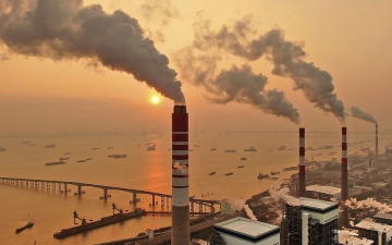 الصورة: الصورة: تقرير: انبعاثات ثاني أكسيد الكربون في الصين انخفضت منذ العام الماضي