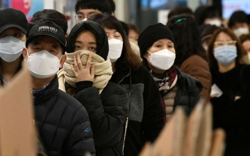 الصورة: الصورة: كوريا الجنوبية تسجل 50 ألف إصابة جديدة بكورونا