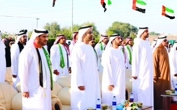 الصورة: الصورة: محمد بن سعود يشهد الاحتفال بعيد الاتحاد الـ51