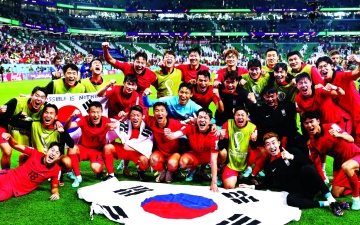 الصورة: الصورة: كوريا الجنوبية تكسب البرتغال ويصعدان معاً إلى الـ16