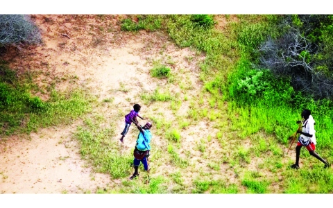 الصورة: الصورة: طفل ينجو بعد قضاء 5 أيام في الأدغال
