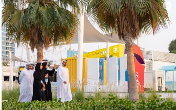 الصورة: الصورة: ذياب بن محمد بن زايد يفتتح مهرجان أم الإمارات
