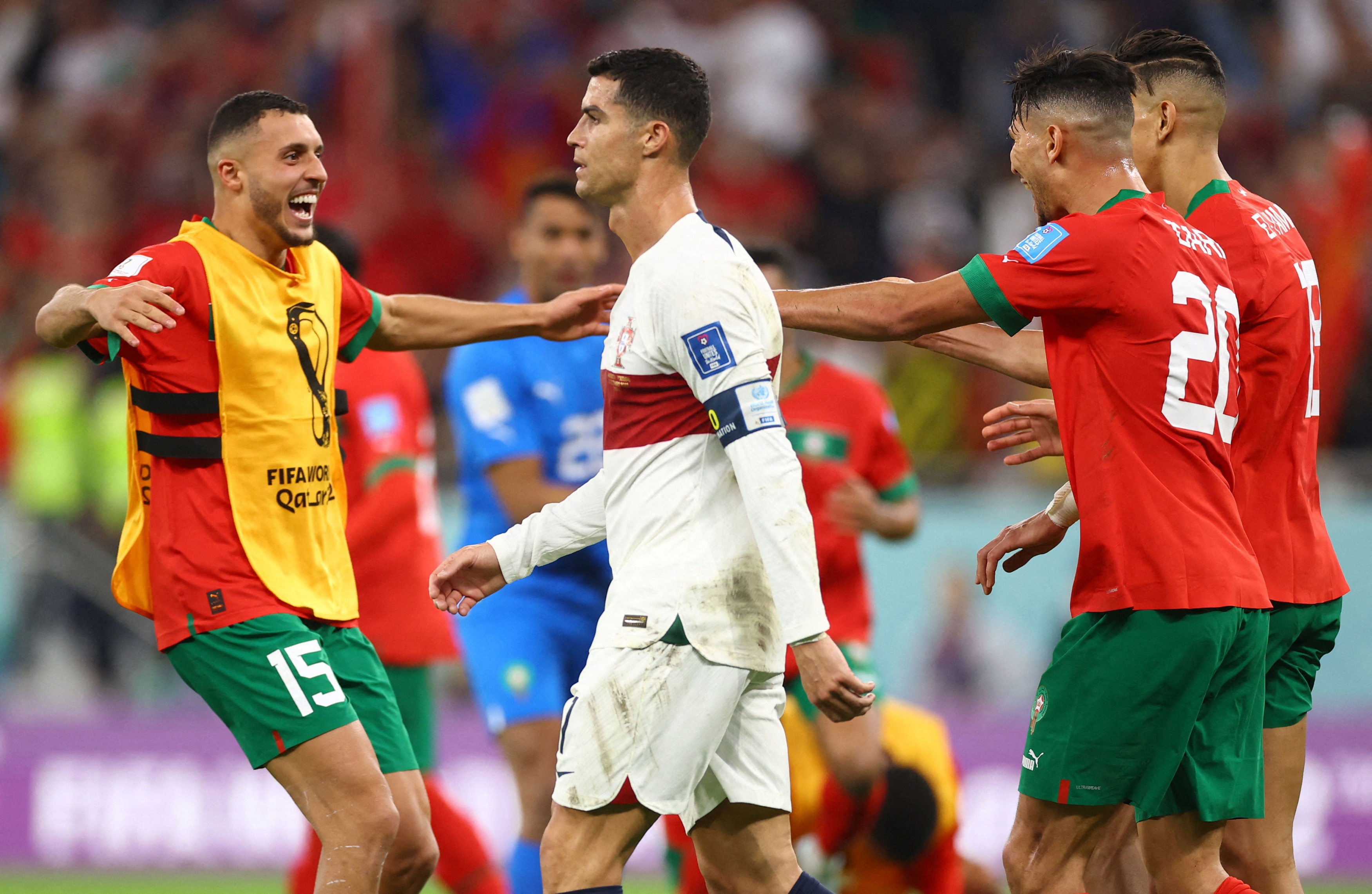 1 4 финала кто играет. Роналдо Португалия 2022. Сборная Португалии 2022. Cristiano Ronaldo Португалия празднование. Марокко Португалия 10 декабря.