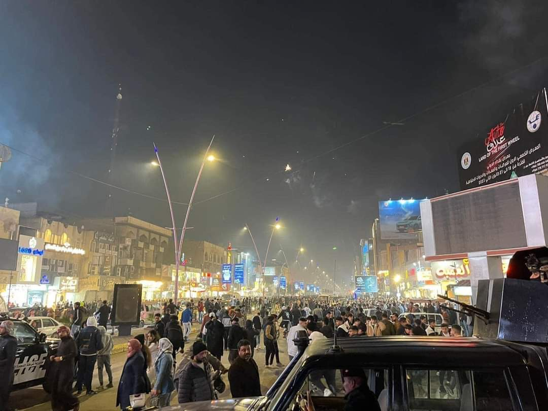 العراق: 150 إصابة خلال الاحتفال بليلة رأس السنة في بغداد