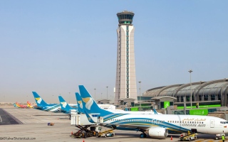 الصورة: الصورة: زيادة الرحلات الدولية في مطارات سلطنة عُمان بنسبة 137.6%