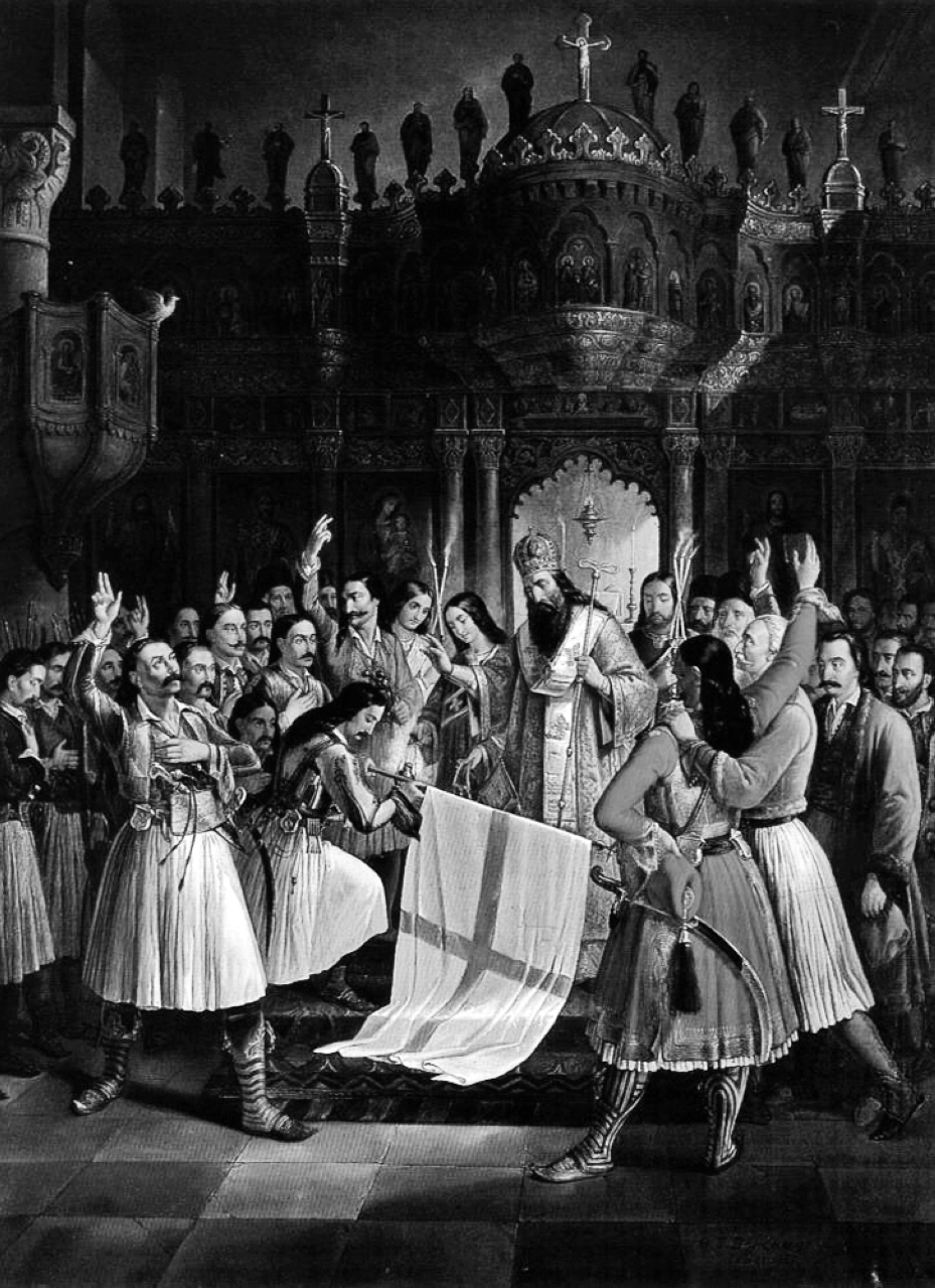 الصورة : 1822 اليونان تعلن استقلالها وتحظى بدعم أوروبي بعد حرب دامية ضد الدولة العثمانية.