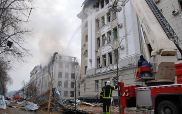 الصورة: الصورة: 3 قتلى في قصف روسي لمدينة بشرق أوكرانيا