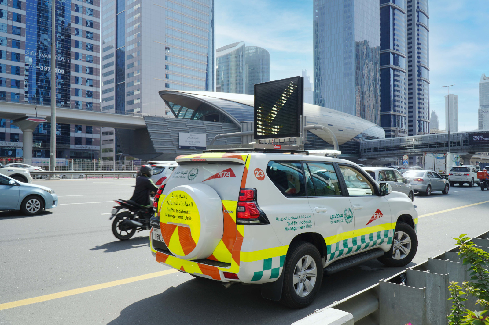 Dubai Roads launches the second phase of the accident management project, in coordination with Dubai Police.