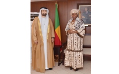 الصورة: الصورة: سفير الإمارات يلتقي نائبة رئيس جمهورية بنين