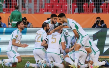 الصورة: الصورة: الجزائر تقسو على النيجر وتتأهل لنهائي بطولة أفريقيا للاعبين المحليين