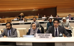 الصورة: الصورة: الإمارات تشارك في الجلسة الثالثة لاجتماعات فريق العمل مفتوح العضوية للحد من التهديدات الفضائية