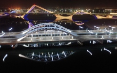 الصورة: الصورة: بلدية مدينة أبوظبي تعيد تأهيل جسر المقطع باستخدام أحدث التقنيات العالمية