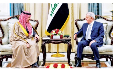 الصورة: الصورة: العراق والسعودية يشددان على أهمية معالجة الأزمات بالحوار