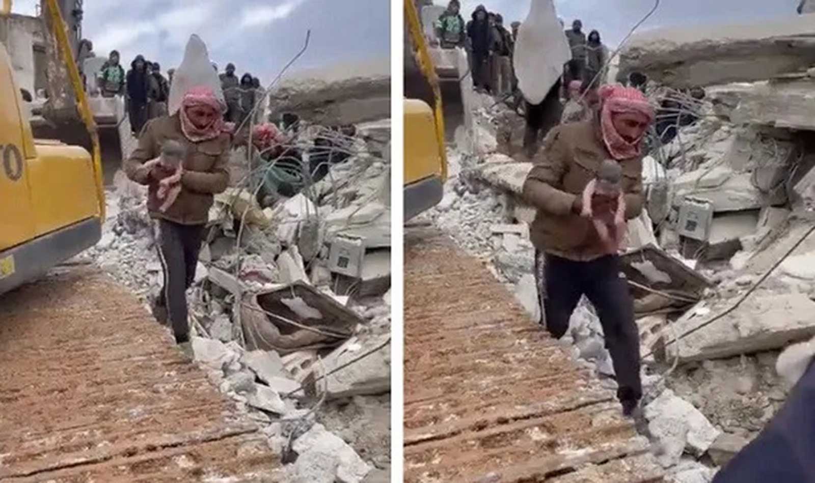 فنانة تعتزم التكفل بطفلة وُلدت تحت أنقاض زلزال سوريا