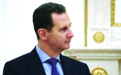 الصورة: الصورة: الأسد يلمح لتوسع روسي في سوريا والأنظار إلى «الرباعية»