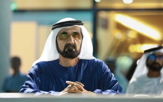 محمد بن راشد يشهد مزاد دبي «بريز أب 2023»