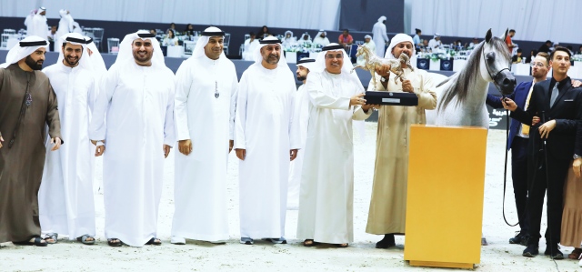 “Dubai Stud” record achievement in International “Dubai Arabian Horse”.