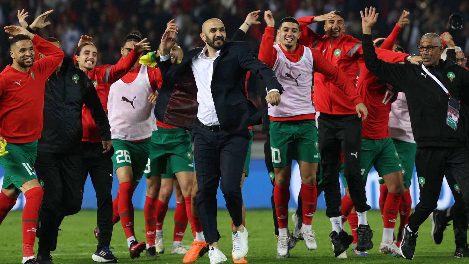 مدرب المغرب يعيش في حلم بعد فوز تاريخي على البرازيل